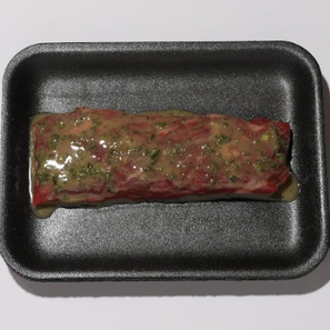 Brochette de bavette vin blanc et ciboulette