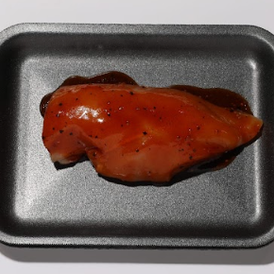 Poitrine de poulet marinée poivre et érable