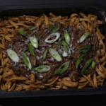 Pâtes aux œufs & palette de bœuf au vin rouge