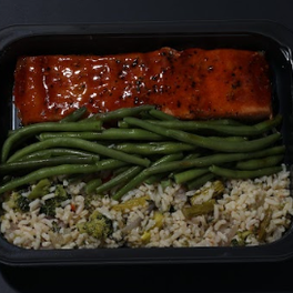 Repas saumon à l'érable